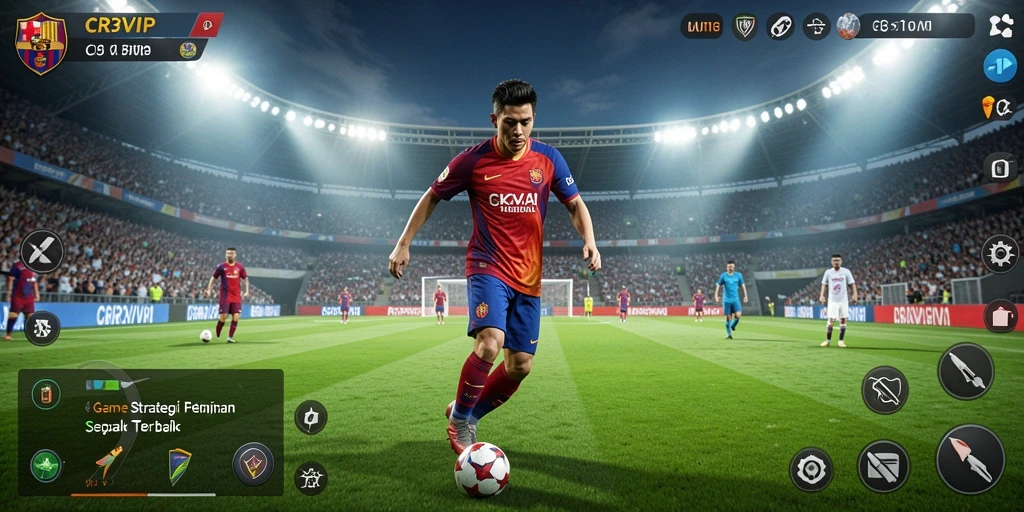 Tampilan gameplay yang menarik dari CR7VIP dengan aksi seru.
