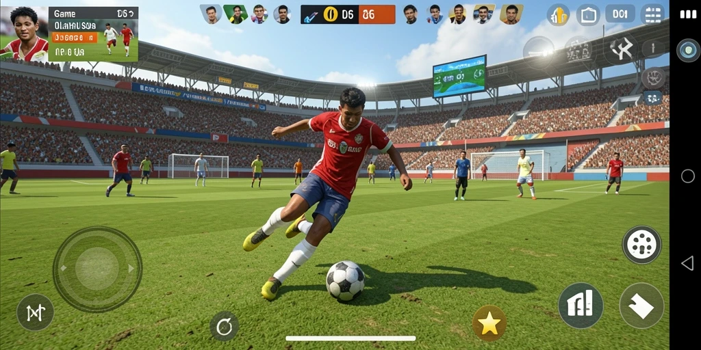 Tampilan gameplay D06 yang seru dan kompetitif dalam olahraga.
