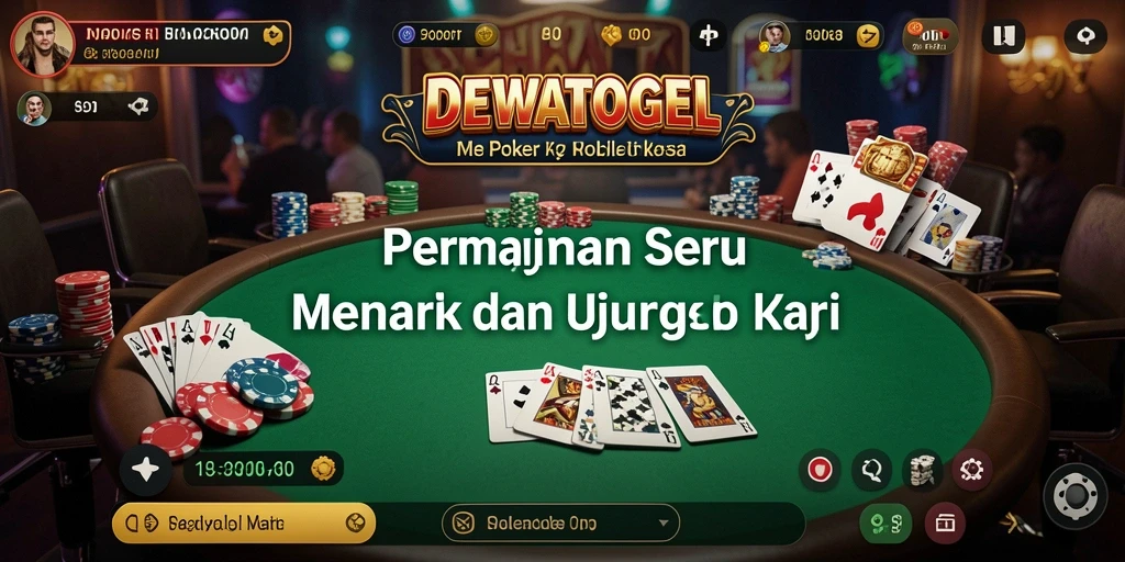 Gameplay intens dan seru untuk penggemar Poker.