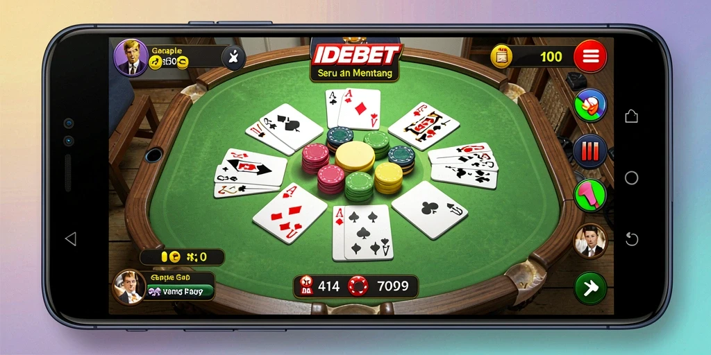 Tampilan gameplay Gaple yang menarik dan interaktif.