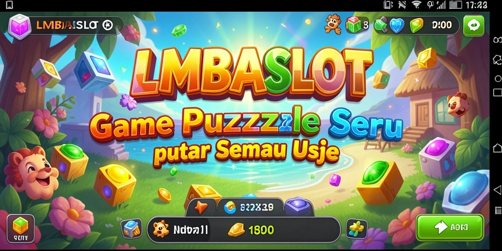Screenshot LMBASLOT menampilkan gameplay Puzzle yang seru dan menantang.