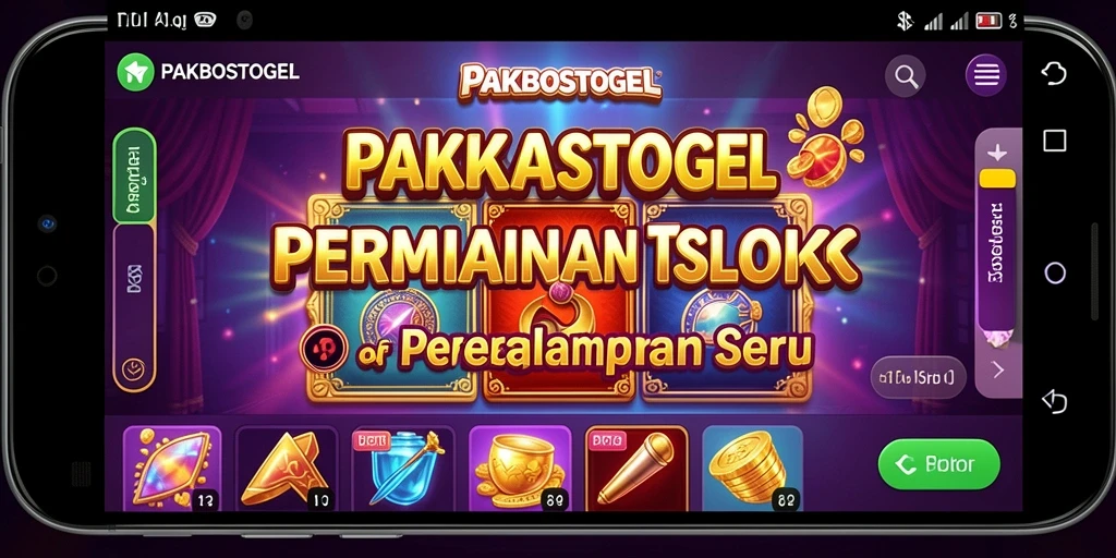 Tampilan permainan Slot yang menarik dan seru di PAKBOSTOGEL.