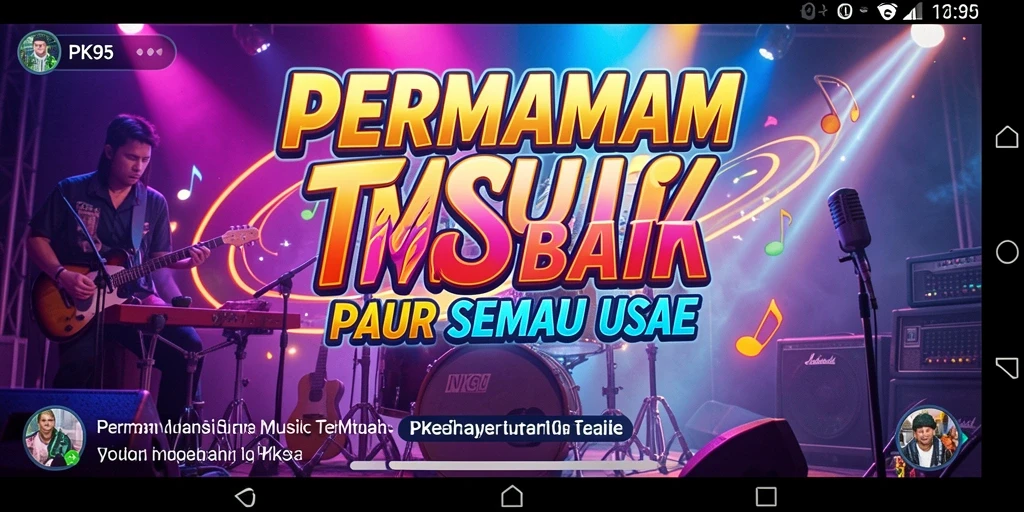 Tampilan gameplay PK95 yang menyenangkan dan interaktif.
