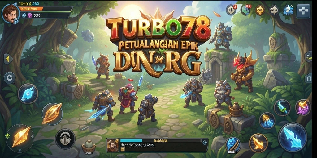 Tangkapan layar gameplay TURBO78 menampilkan aksi pertarungan yang seru dan grafik yang memukau.